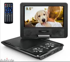 Apeman 12'' Portable rechargeable DVD Player _ 9.5'' HD Swivel Screen 0