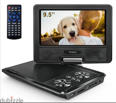 Apeman 12'' Portable rechargeable DVD Player _ 9.5'' HD Swivel Screen