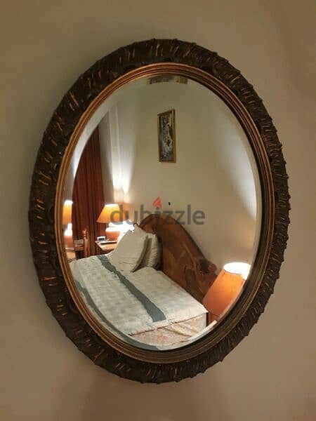 VINTAGE OVAL MIRROR 4