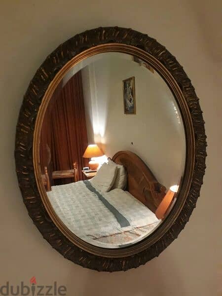 VINTAGE OVAL MIRROR 5