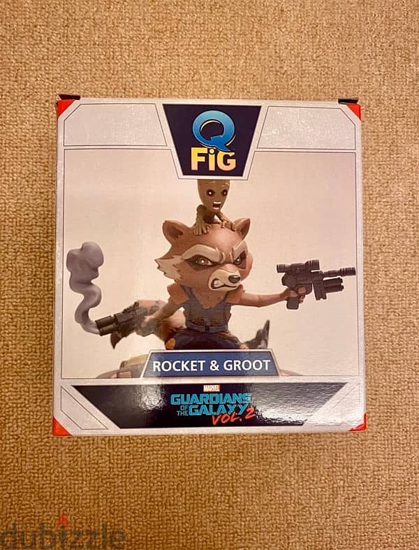 Q Fig Rocket Racoon and Groot The Guardians of the Galaxy BNIB 1