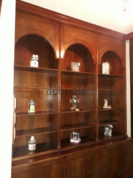 ANTIQUE VITRINE WOOD 4