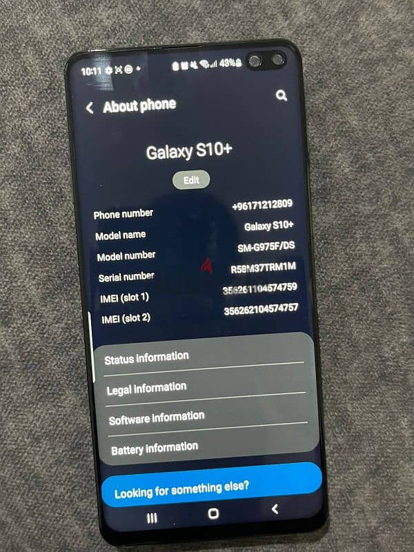 Samsung Galaxy S10 plus 2