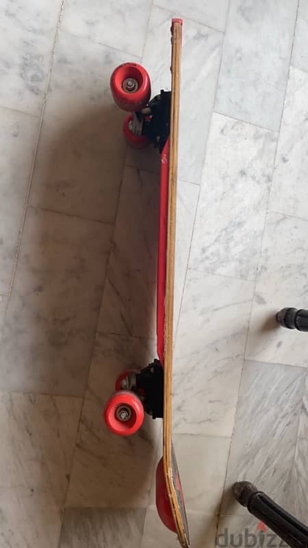 Red skate board 1