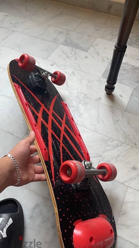 Red skate board 2