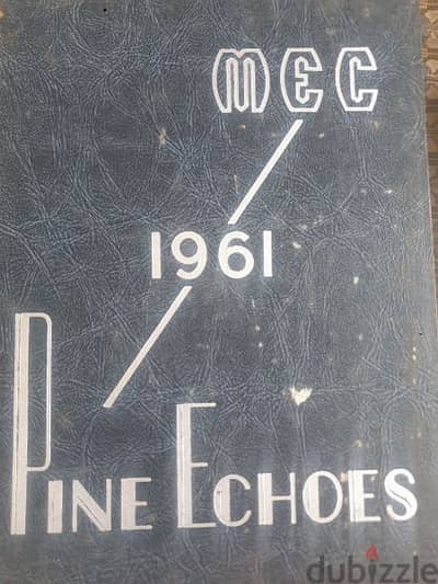 1961-1965 middle east college published by pine echoes staff beirut