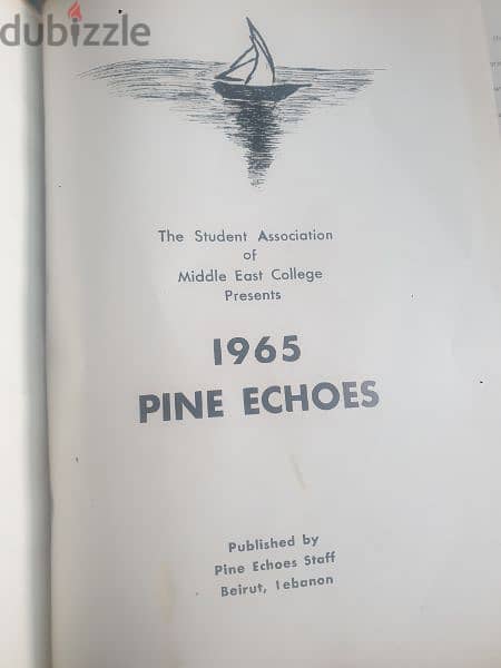 1961-1965 middle east college published by pine echoes staff beirut 2