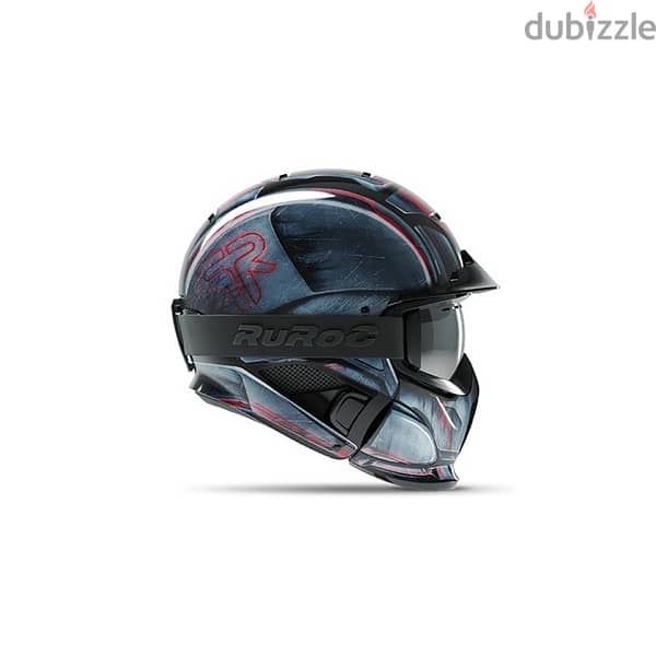 Ruroc RG1- DX Ski Helmet {Chaos Inferno Design} 2