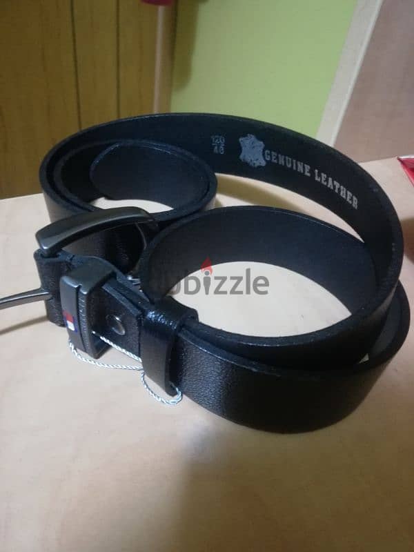 Tommy Hilfiger leather black belt 0