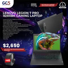 Lenovo Legion 7 Pro 16IRX8H Gaming Laptop 0