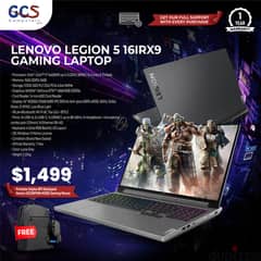 Lenovo Legion 5 16IRX9 Gaming Laptop 0