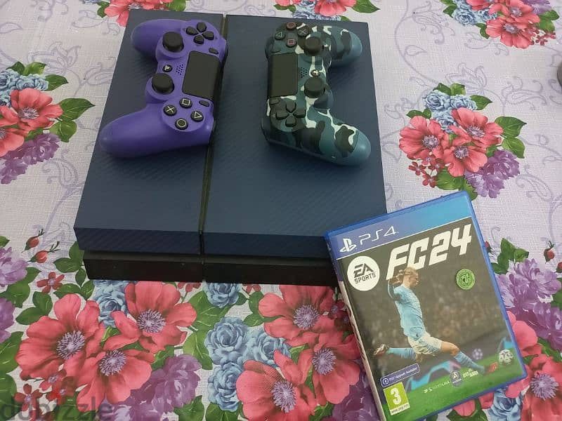 Ps4 with 2 controllers and FC24 very good condition 0