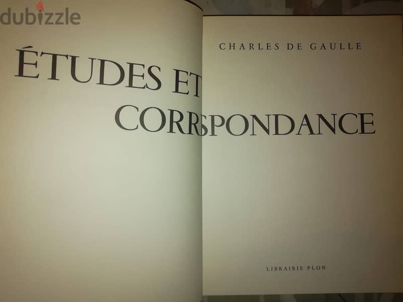 Two books by Charles De Gaulle  read description 3