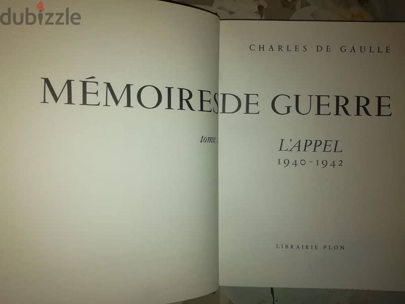 Two books by Charles De Gaulle  read description 6