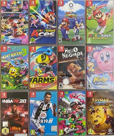 Used games nintendo switch (trade starting 10$)