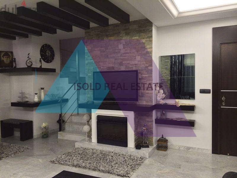 A 160 m2 Duplex Apartment +Open mountain view for sale in Rabweh-METN 0