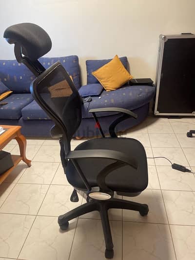 black office chair