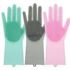 Silicone gloves