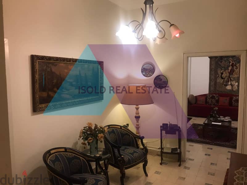 Fully Furnished  120 m2 apartment for sale in  Achrafieh/Charles Malek 7