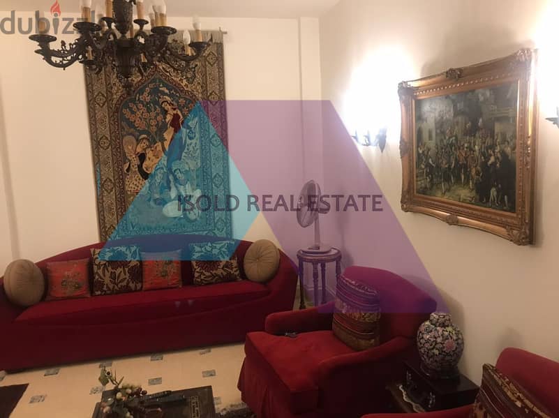 Fully Furnished  120 m2 apartment for sale in  Achrafieh/Charles Malek 5