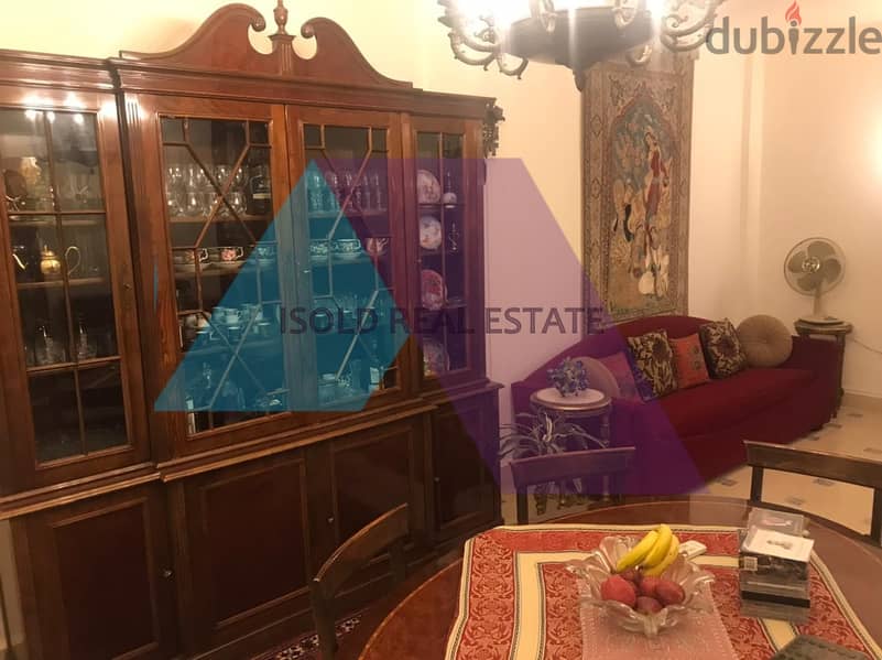 Fully Furnished  120 m2 apartment for sale in  Achrafieh/Charles Malek 1