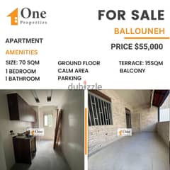 APARTMENT FOR SALE IN BALLOUNEH 0