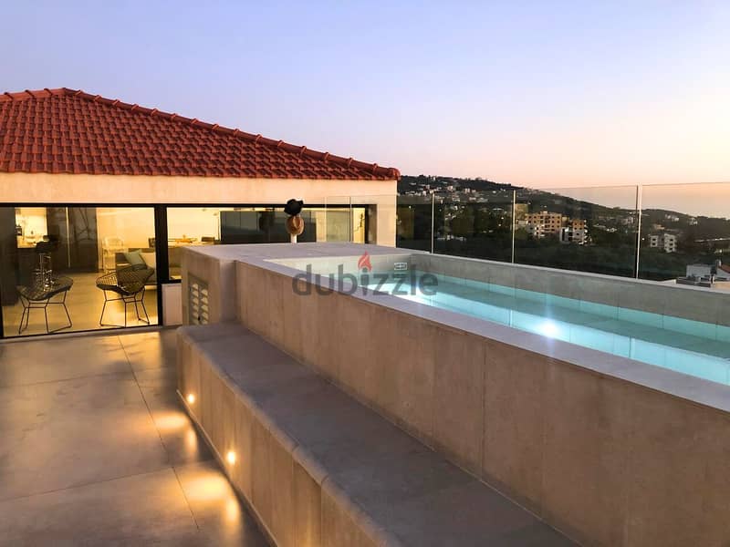 L16313 - Modern Duplex With Seaview For Sale in Kfaraabida 7