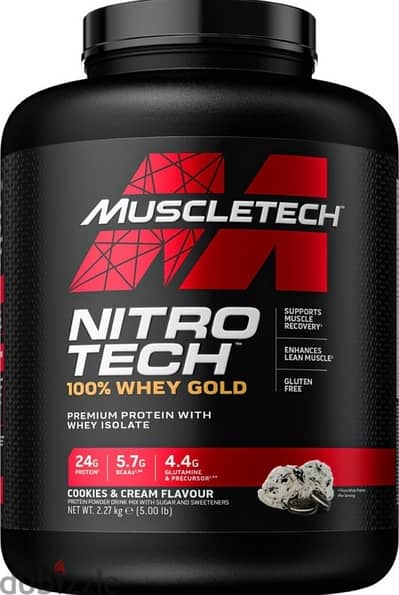 Nitro tech 100% whey gold 2.27kg 69 servings