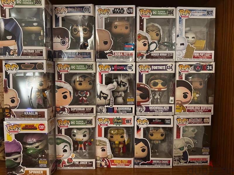 Funko pop set of 15 0