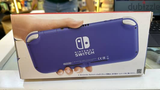 Nintendo switch lite blue group