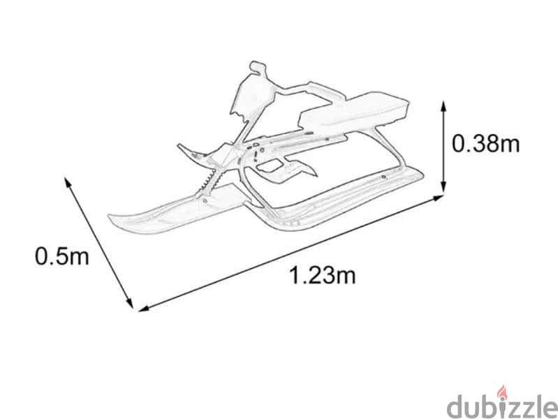 Heavy Duty Skiing Car - 2 Persons 4