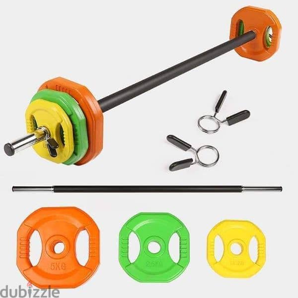 Body pump set bar and weights 03027072 GEO SPORT EQUIPMENT New & Used 1