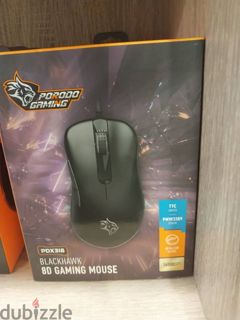 Porodo blackhawk 8d gaming mouse pdx318 original & last price 0