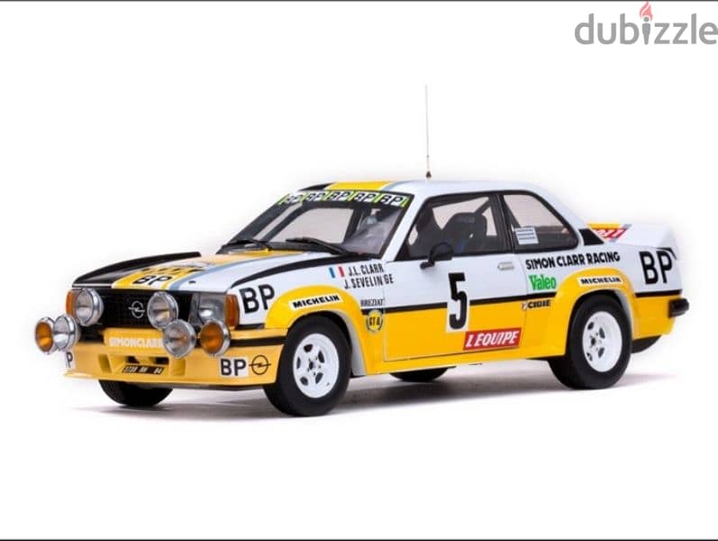 Opel Ascona 400(Rally Tour De France '81) diecast car model 1;18 0