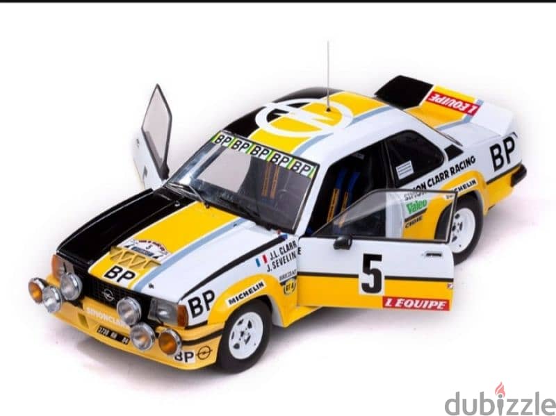 Opel Ascona 400(Rally Tour De France '81) diecast car model 1;18 2