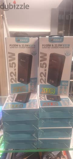 POWER BANK EAGLE 20W PD 20000MAH A195 great & good price 0