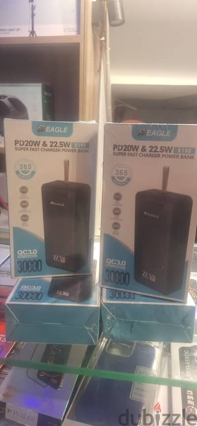 POWER BANK EAGLE 20W PD 30000MAH A196