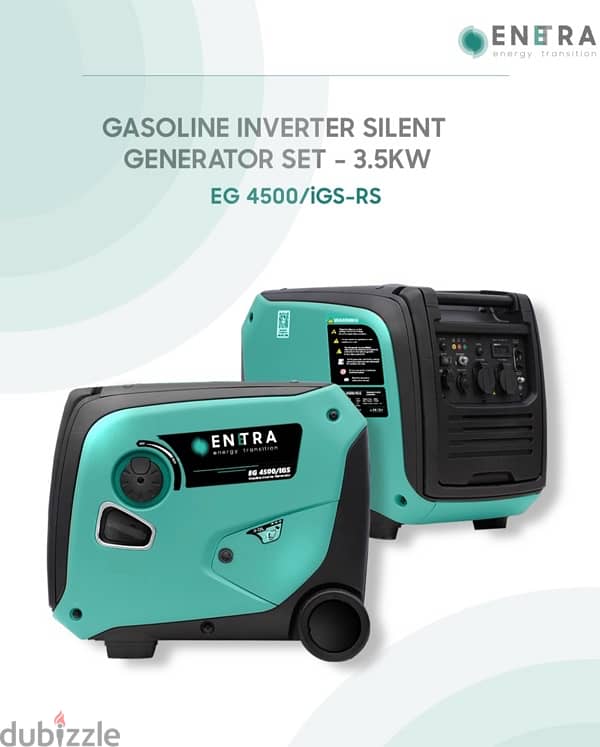 Gasoline Inverter Silent Generator - 15A 0