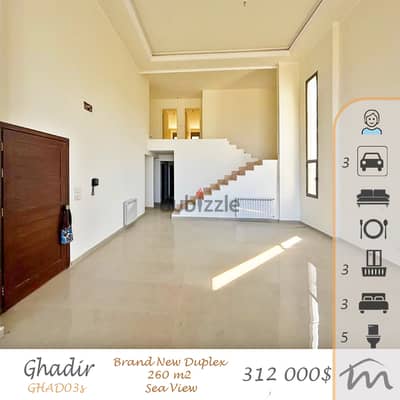 Ghadir | 3 Master Bedrooms | Open Sea View | PAYMENT FACILITIES Option