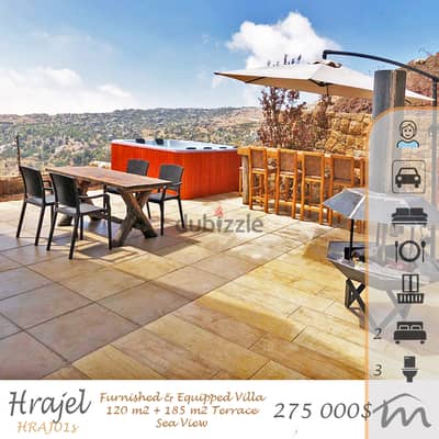 Hrajel | Stand Alone Villa | 120m² + 185m² Terrace + 45m² Lot | Catch