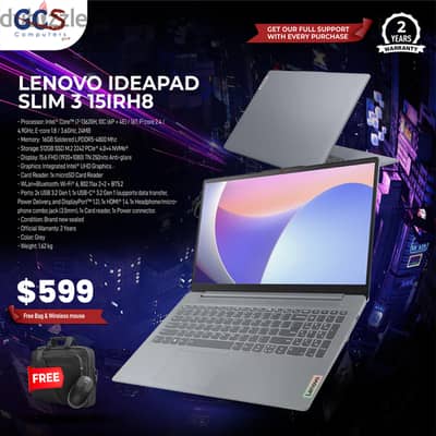 Lenovo IdeaPad Slim 3 15IRH8