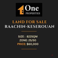 LAND FOR SALE IN RAACHIN-KESEROUAN 0