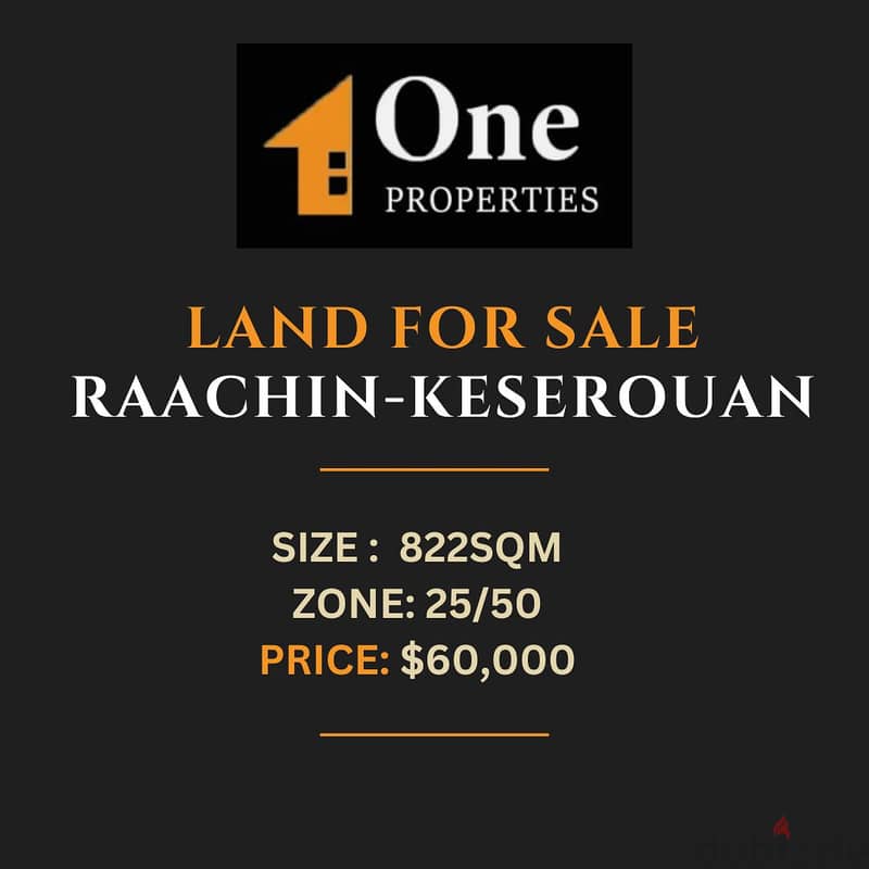 LAND FOR SALE IN RAACHIN-KESEROUAN 0