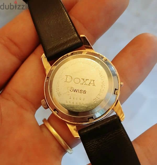 Antique Gold Automatic watch  Swiss made from Doxa Since 1950 / ساعة 1