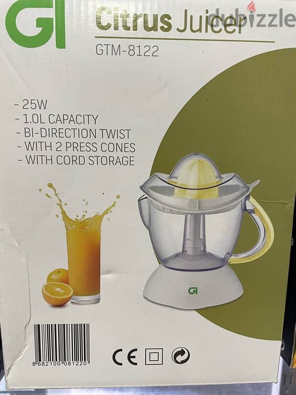 GI citrus juicer 25 2W 3