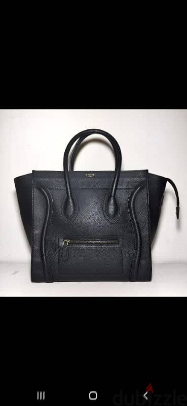 copy celline black real leather high quality 3