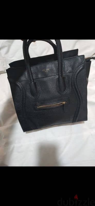 copy celline black real leather high quality 8