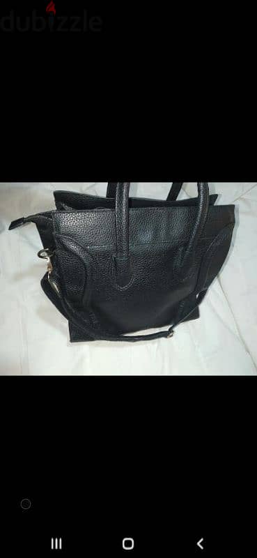 copy celline black real leather high quality 10