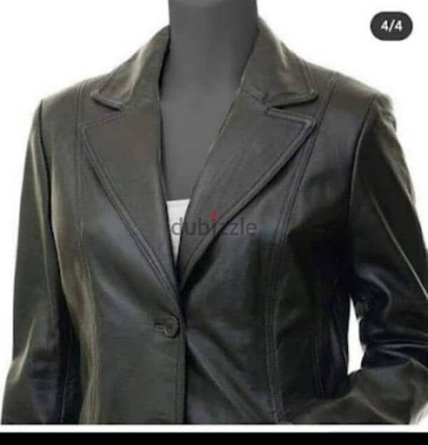 real leather brown jacket s to xl 3