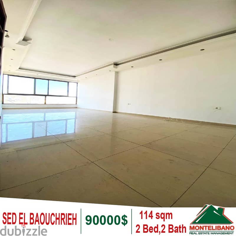 114 Sqm Apartment For Sale In Sed El Baouchrieh 0